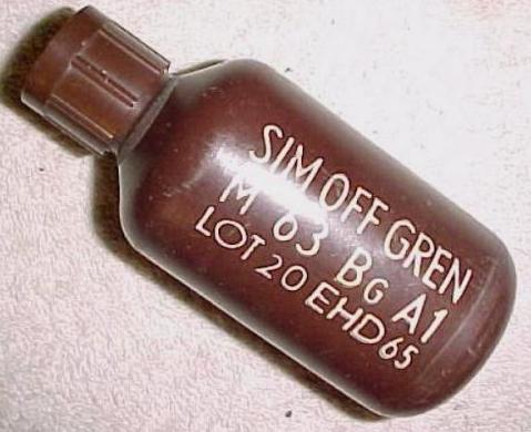 Belgian M63 BG A1 Grenade